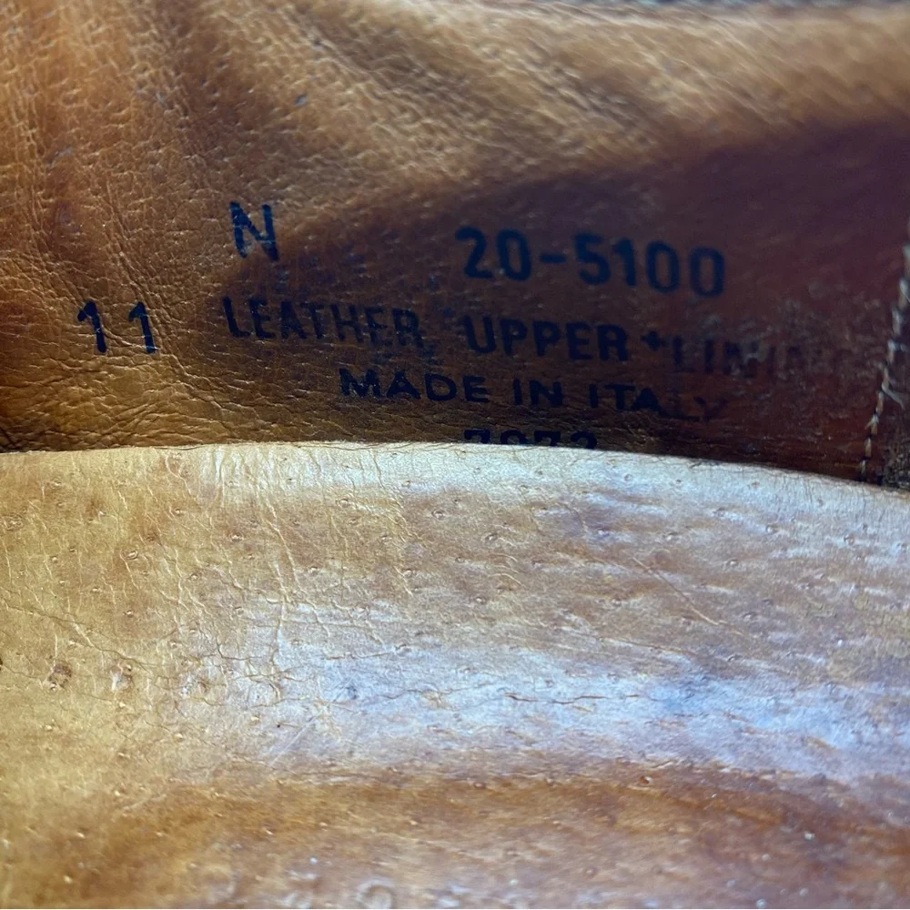 Johnston & Murphy Passport Men Size 11 N Shoes Brown Leather Dress Oxford